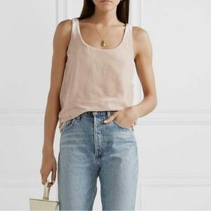 J CREW RIFT VELVET TANK Elegant Pink Top Size 8T